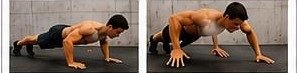 Esecuzione: Push-up esplosivi