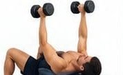 Esecuzione: Floor press con manubri