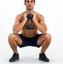 Esecuzione: Goblet squat